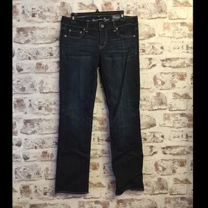 NWT AE Stretch Straight Leg Jeans Dark Wash